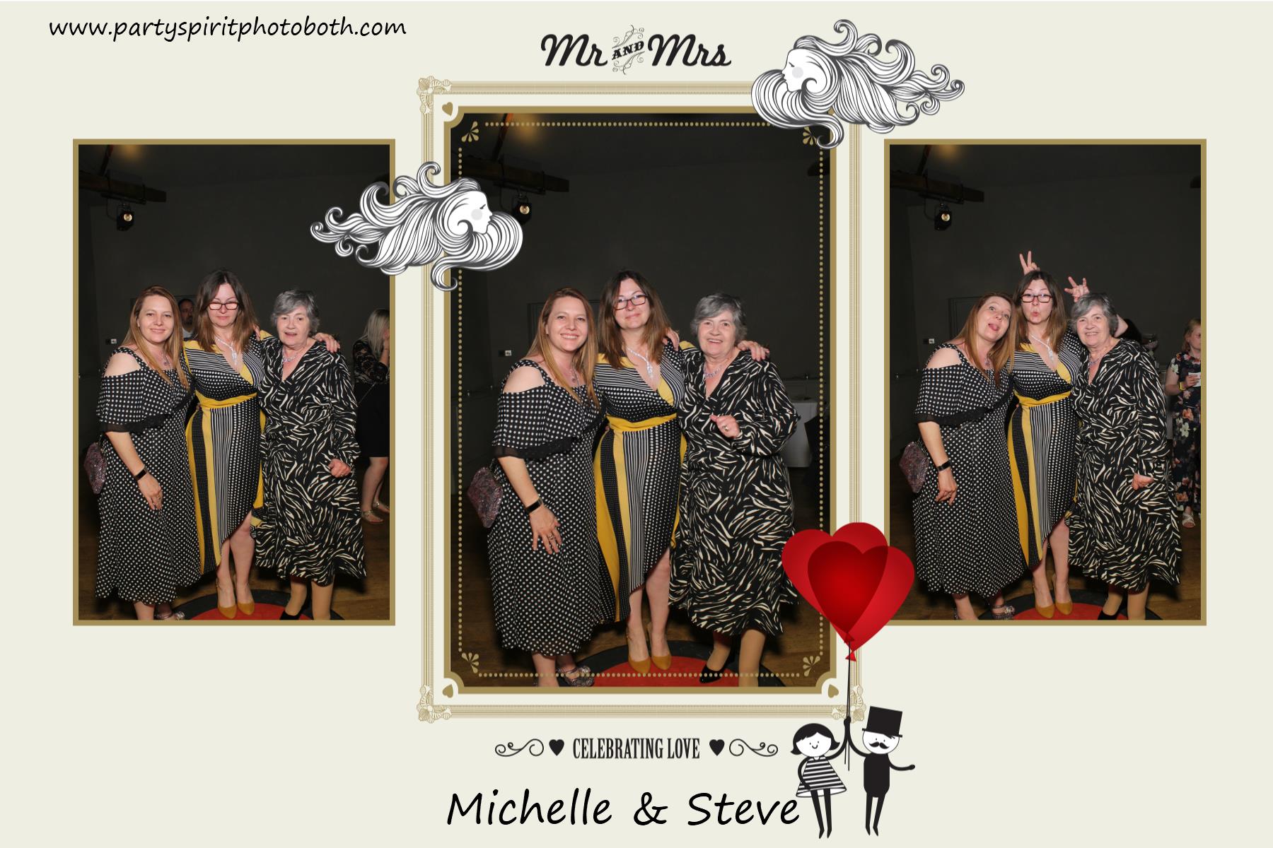 Michelle & Steve Wedding | View more photos from the event at gallery.partyspiritphotobooth.com/u/PartySpiritPhotoBooth/Michelle-Steve-Wedding